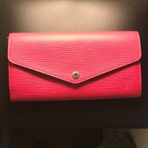 Louis VuittonEpi Wallet PF Sarah NM3 Hot Pink